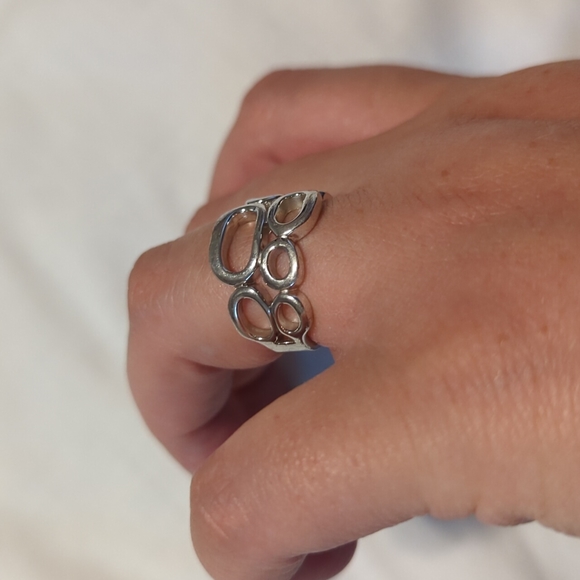 Lia Sophia Bubble Structure Ring - Sz 8 - Picture 4 of 13